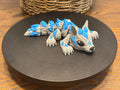 3D Printed Crystal Wolf Figurine – Articulated Fantasy Sculpture by Pencil Short Designs LLC