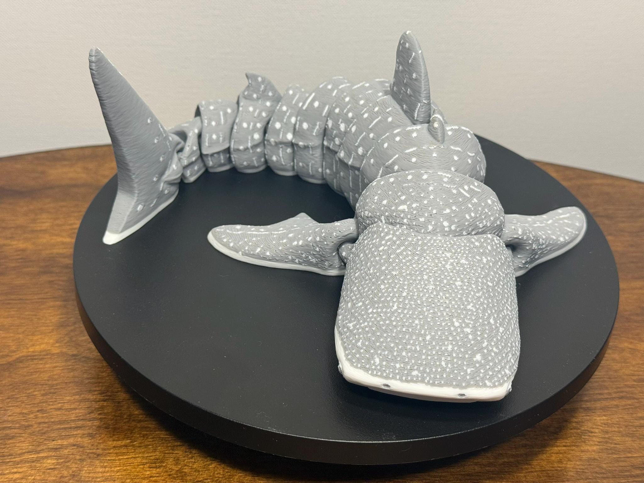 3D Printed Articulated Whale Shark, Poseable Marine Model by Pencil Short Designs LLC