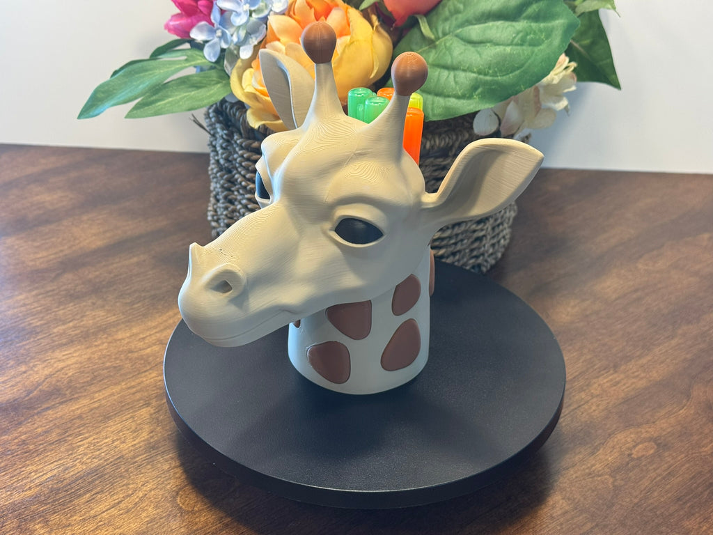 3D Printed Giraffe Pen/Pencil Holder