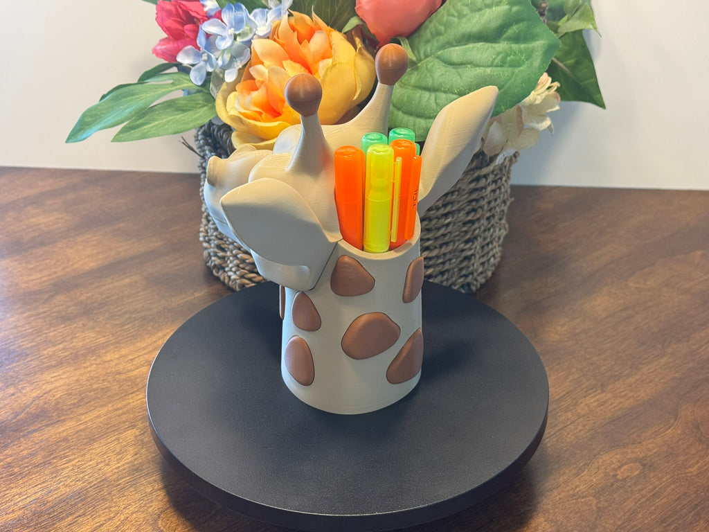 3D Printed Giraffe Pen/Pencil Holder