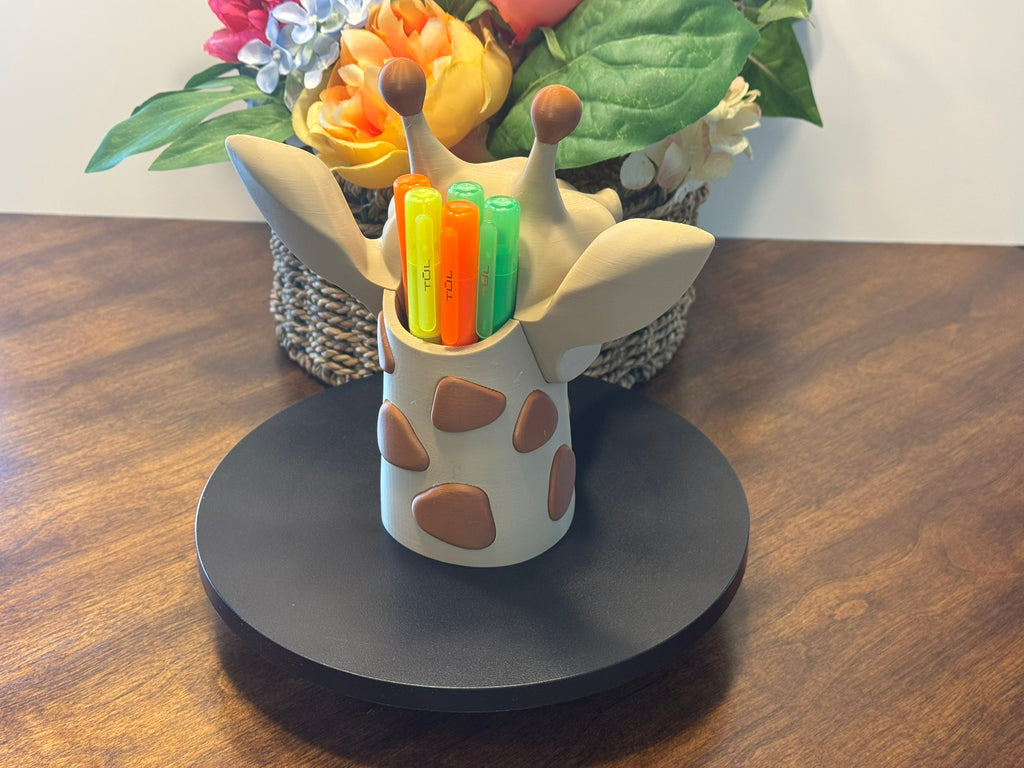 3D Printed Giraffe Pen/Pencil Holder