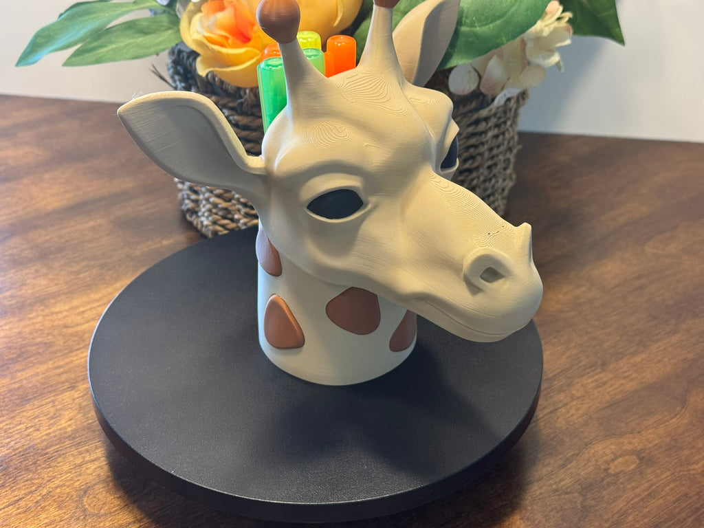 3D Printed Giraffe Pen/Pencil Holder
