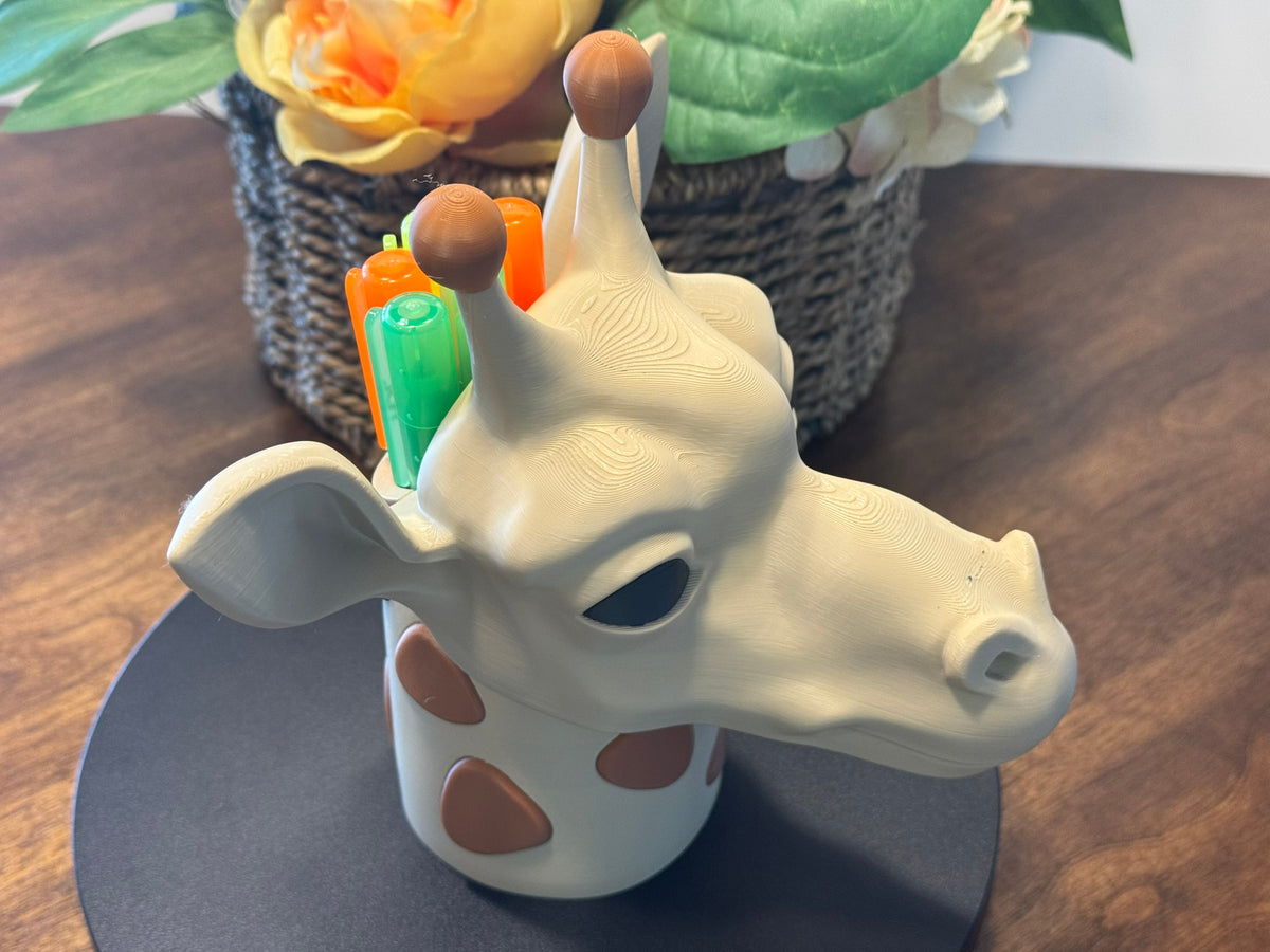 3D Printed Giraffe Pen/Pencil Holder