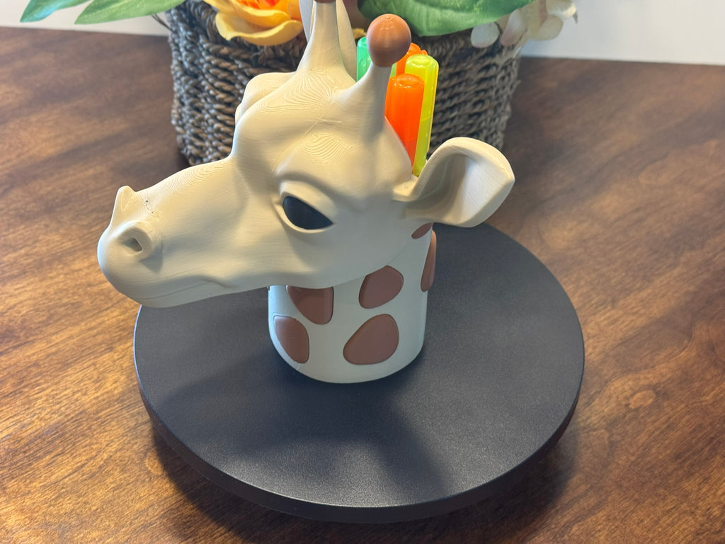 3D Printed Giraffe Pen/Pencil Holder