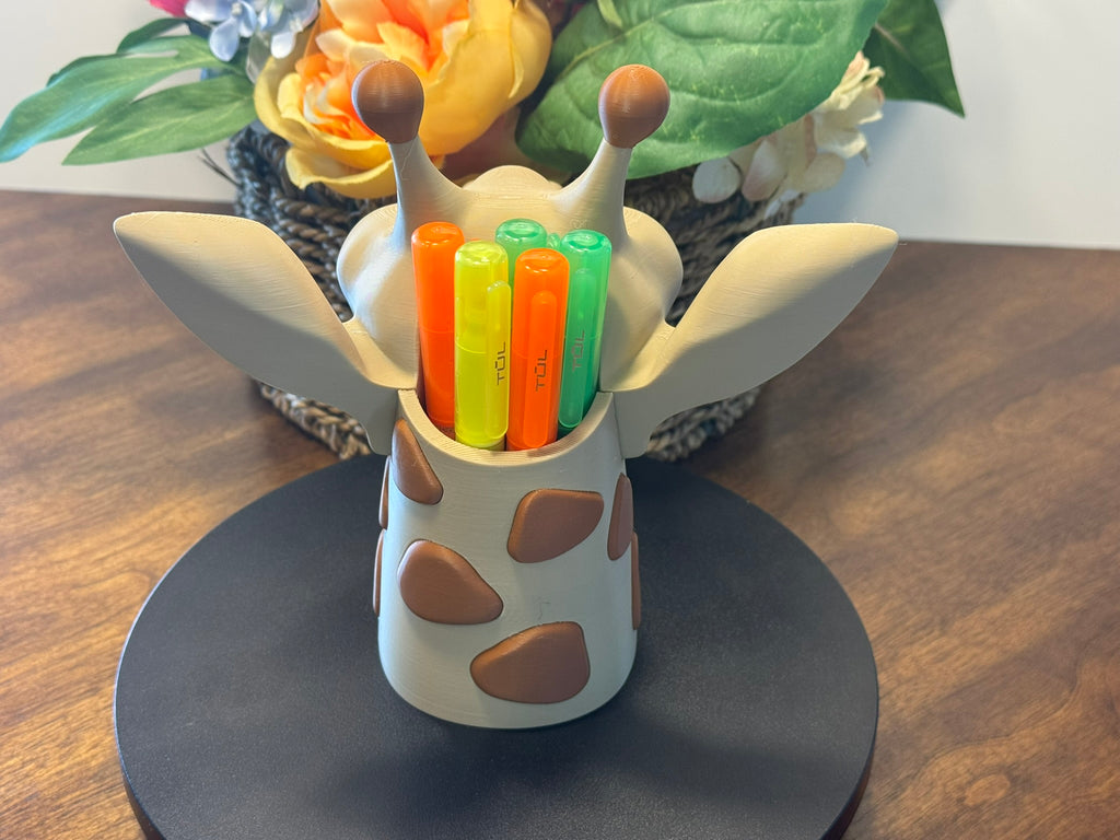 3D Printed Giraffe Pen/Pencil Holder