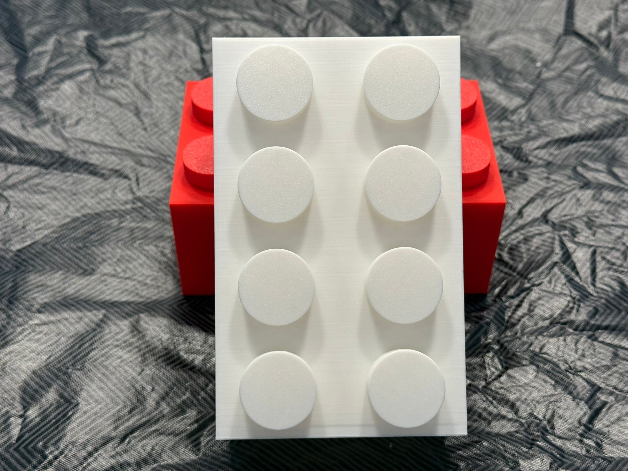 3D Printed Brick Inspired Pen And Pencil Holder For Desk Organization by Pencil Short Designs LLC