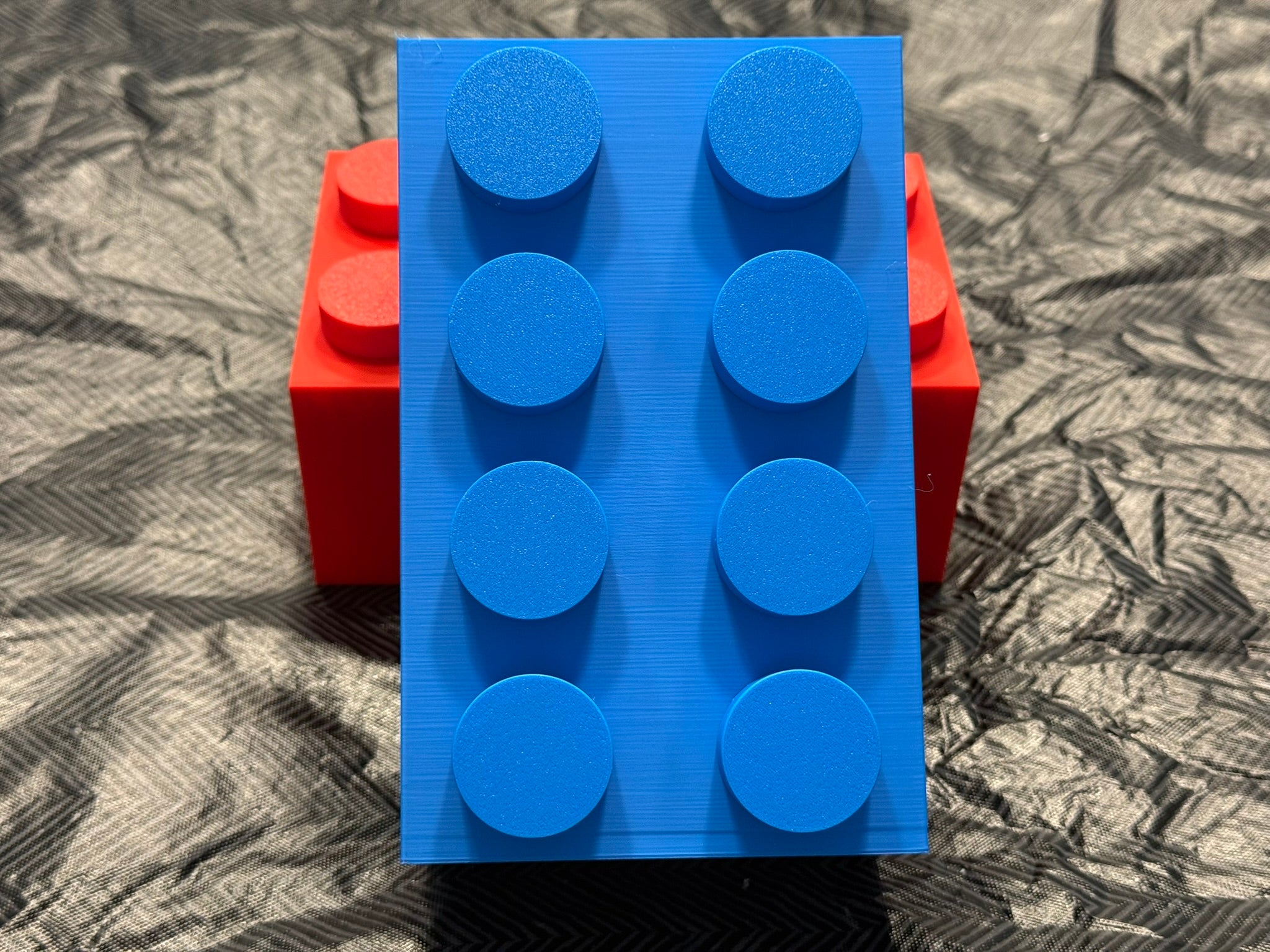 3D Printed Brick Inspired Pen And Pencil Holder For Desk Organization by Pencil Short Designs LLC