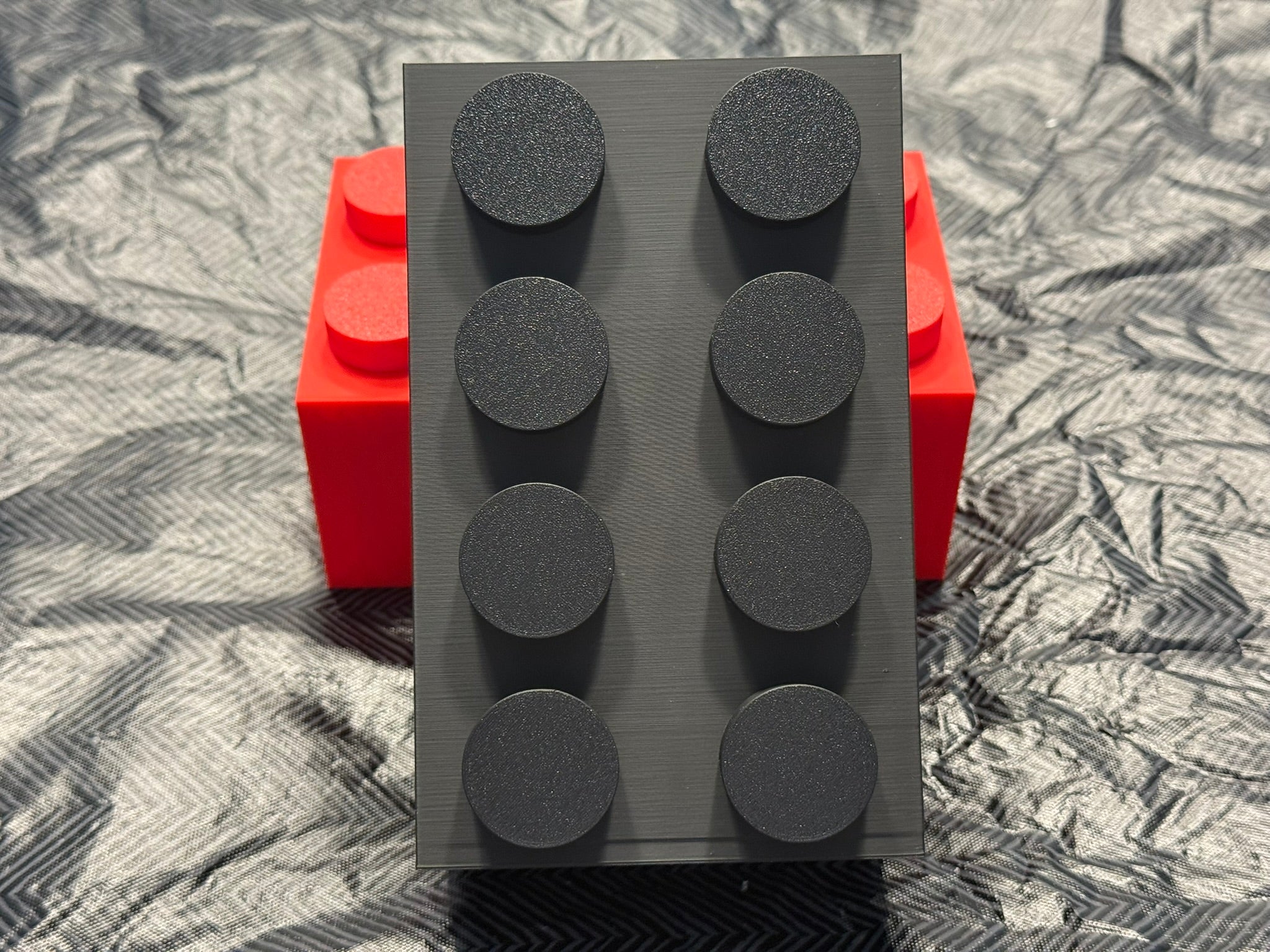 3D Printed Brick Inspired Pen And Pencil Holder For Desk Organization by Pencil Short Designs LLC