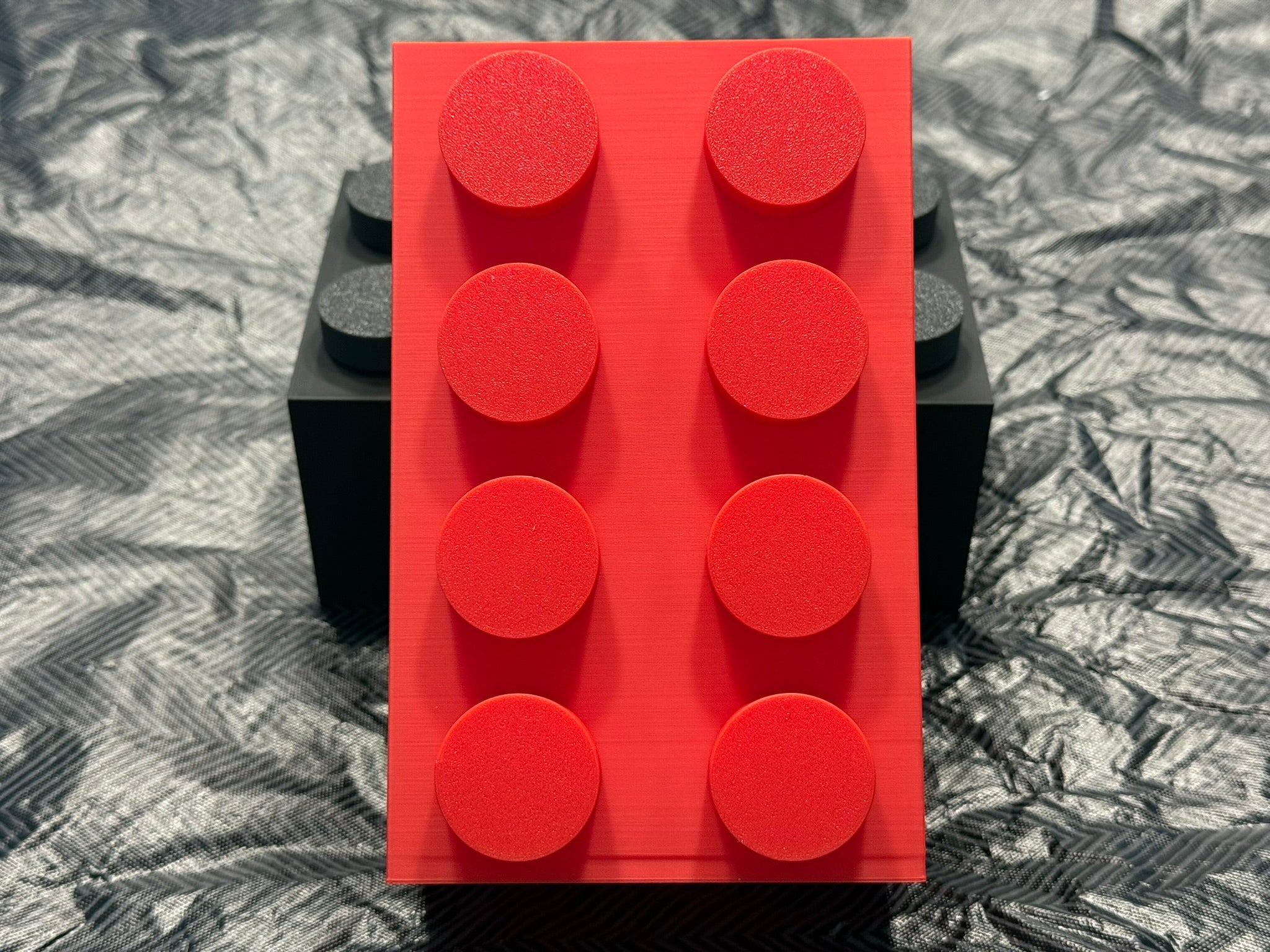 3D Printed Brick Inspired Pen And Pencil Holder For Desk Organization by Pencil Short Designs LLC