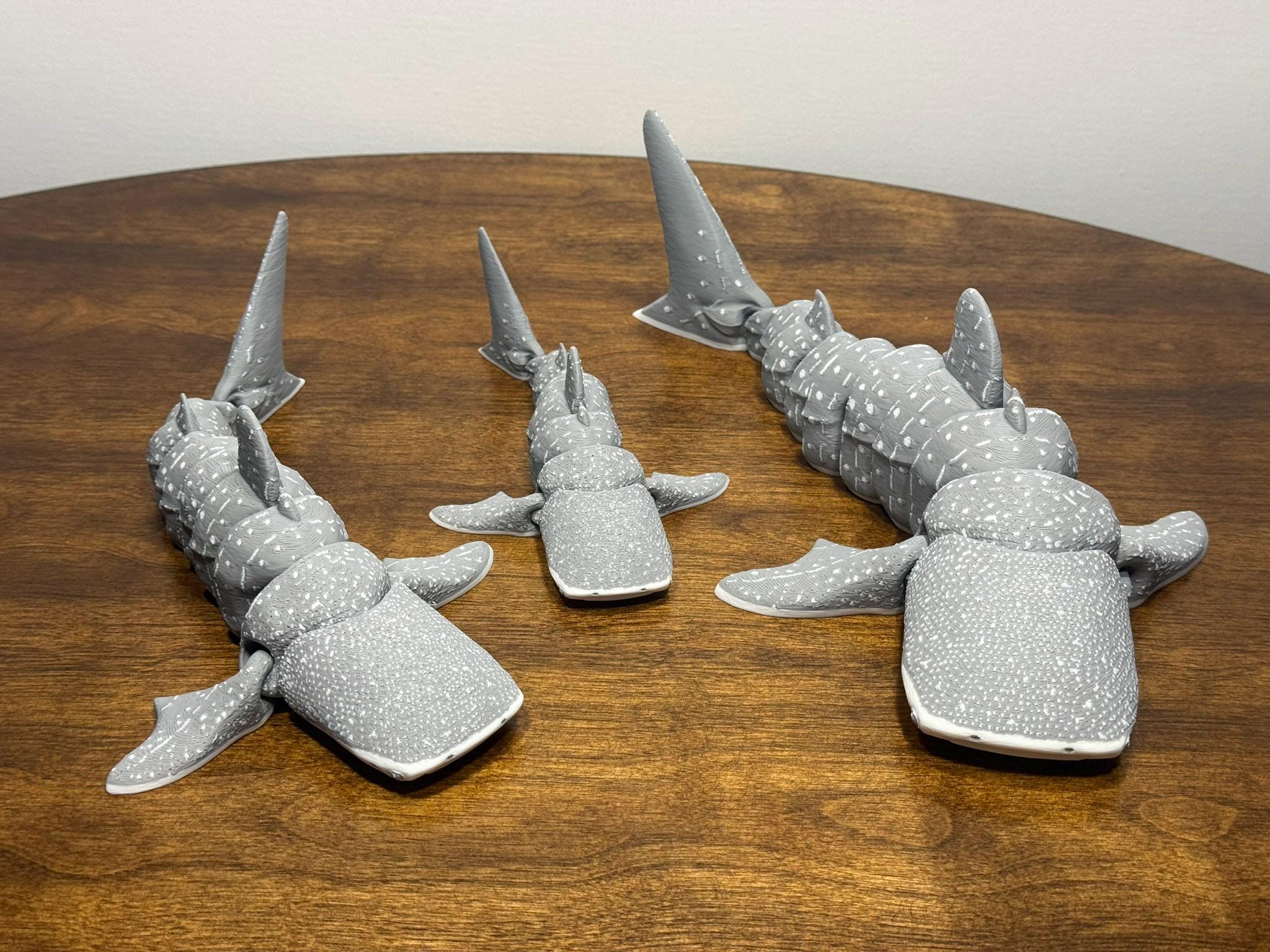 3D Printed Articulated Whale Shark, Poseable Marine Model by Pencil Short Designs LLC