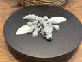 3D Printed Articulated Winged Wolf Figurine – Fantasy Sculpture by Pencil Short Designs LLC