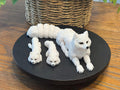 3D-Printed Articulated Arctic Fox With Kits