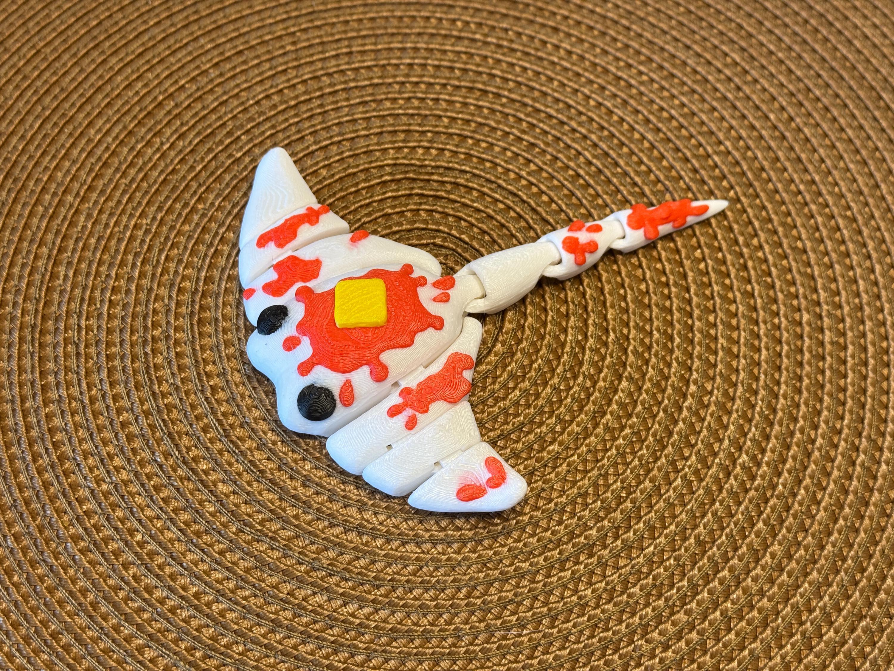 Flappy Jacks 3D Printed Articulated Sting Ray / Cinderwing by Pencil Short Designs LLC