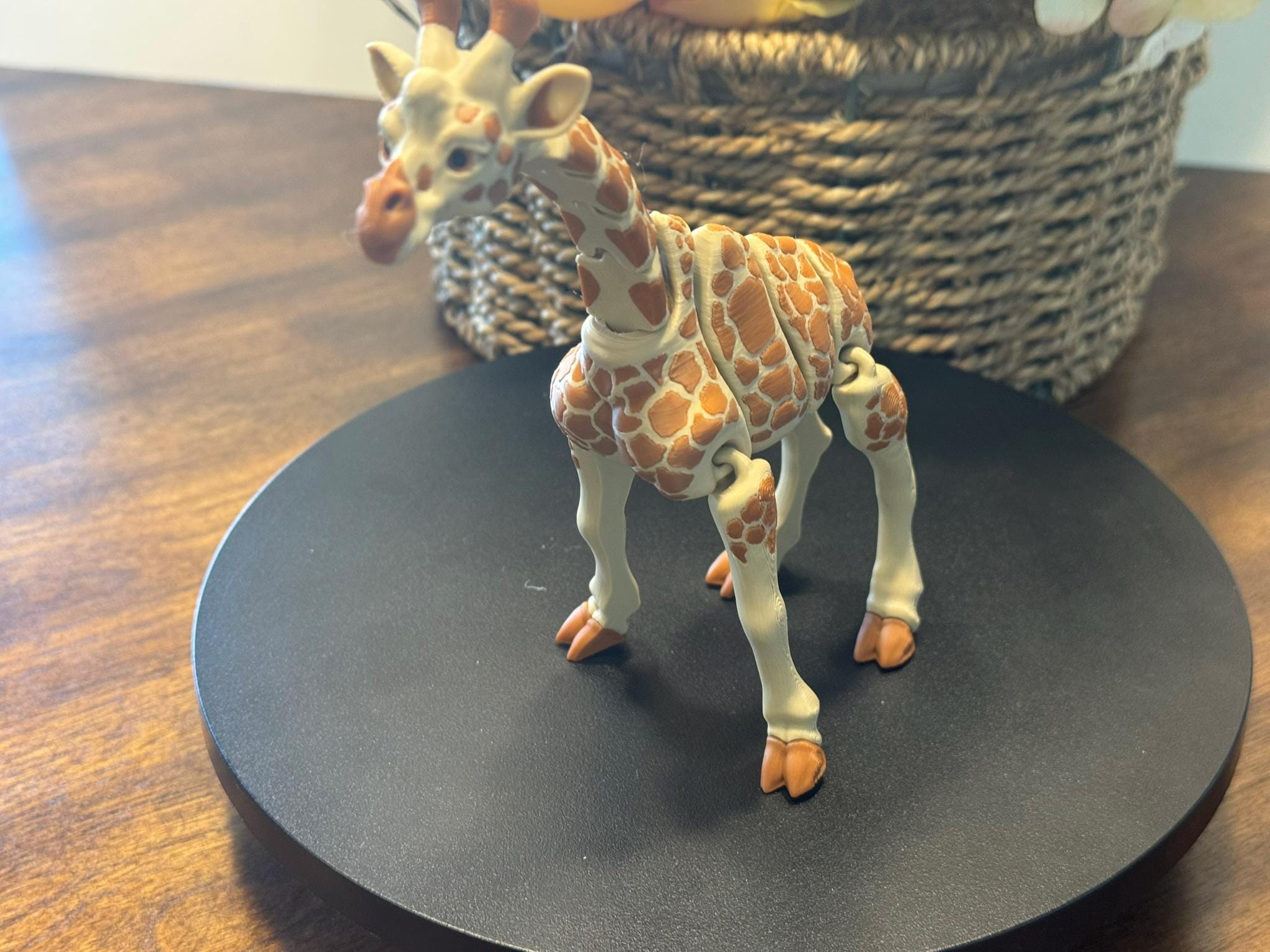 Articulated Giraffe Figurine | Poseable PLA Plastic Decor by Pencil Short Designs LLC