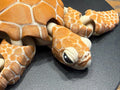 3D Printed Articulated Brown Sea Turtle: Fidget Toy, Sea Life Collectible by Pencil Short Designs LLC