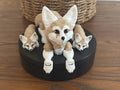 3D Printed Articulated Fennec Fox Family Sculpture, Animal Lover Gift by Pencil Short Designs LLC