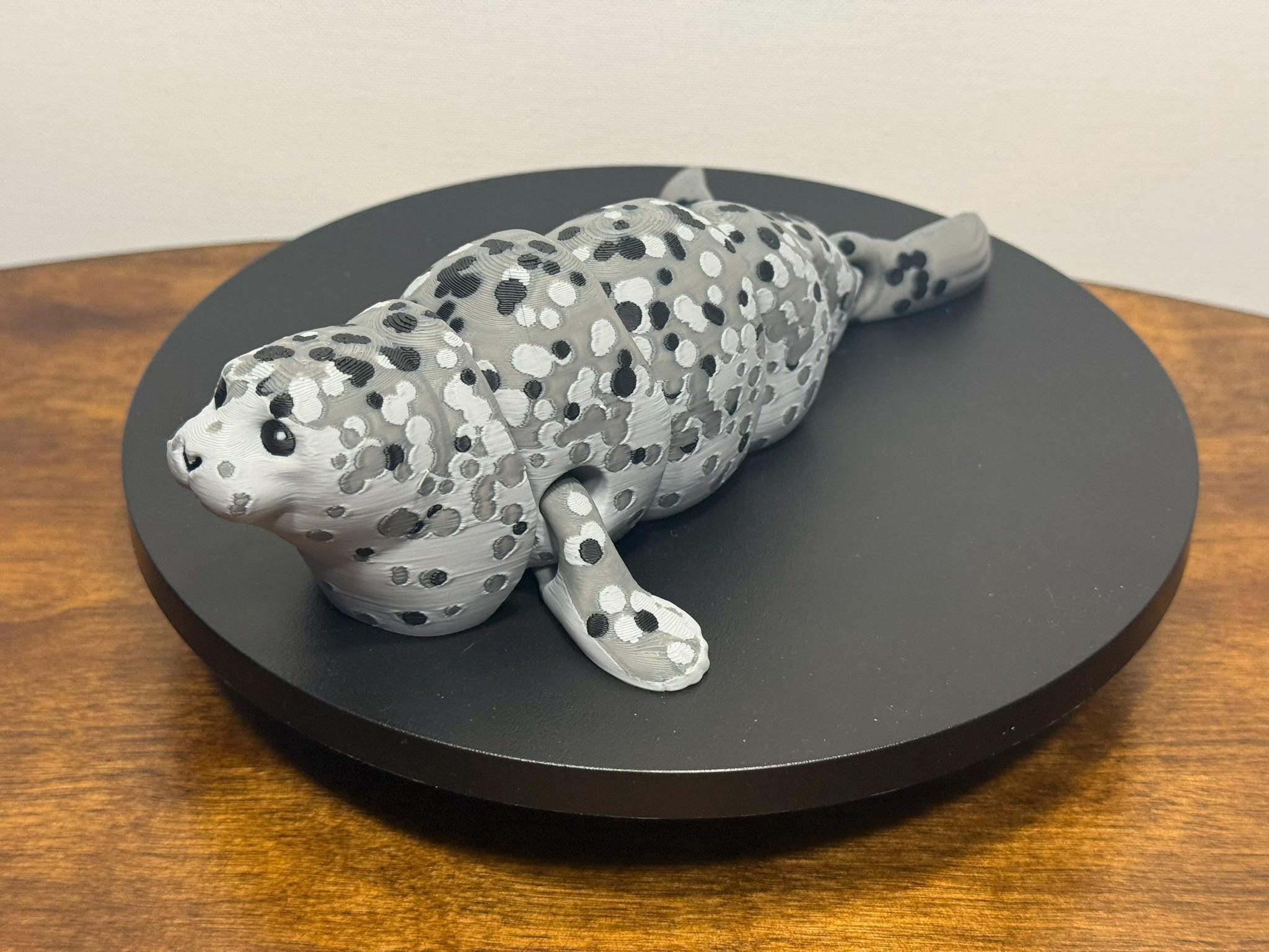 3D Printed Articulated Seal, Multicolor PLA, Eco-Friendly Decor, Collectible Animal Figurine by Pencil Short Designs LLC