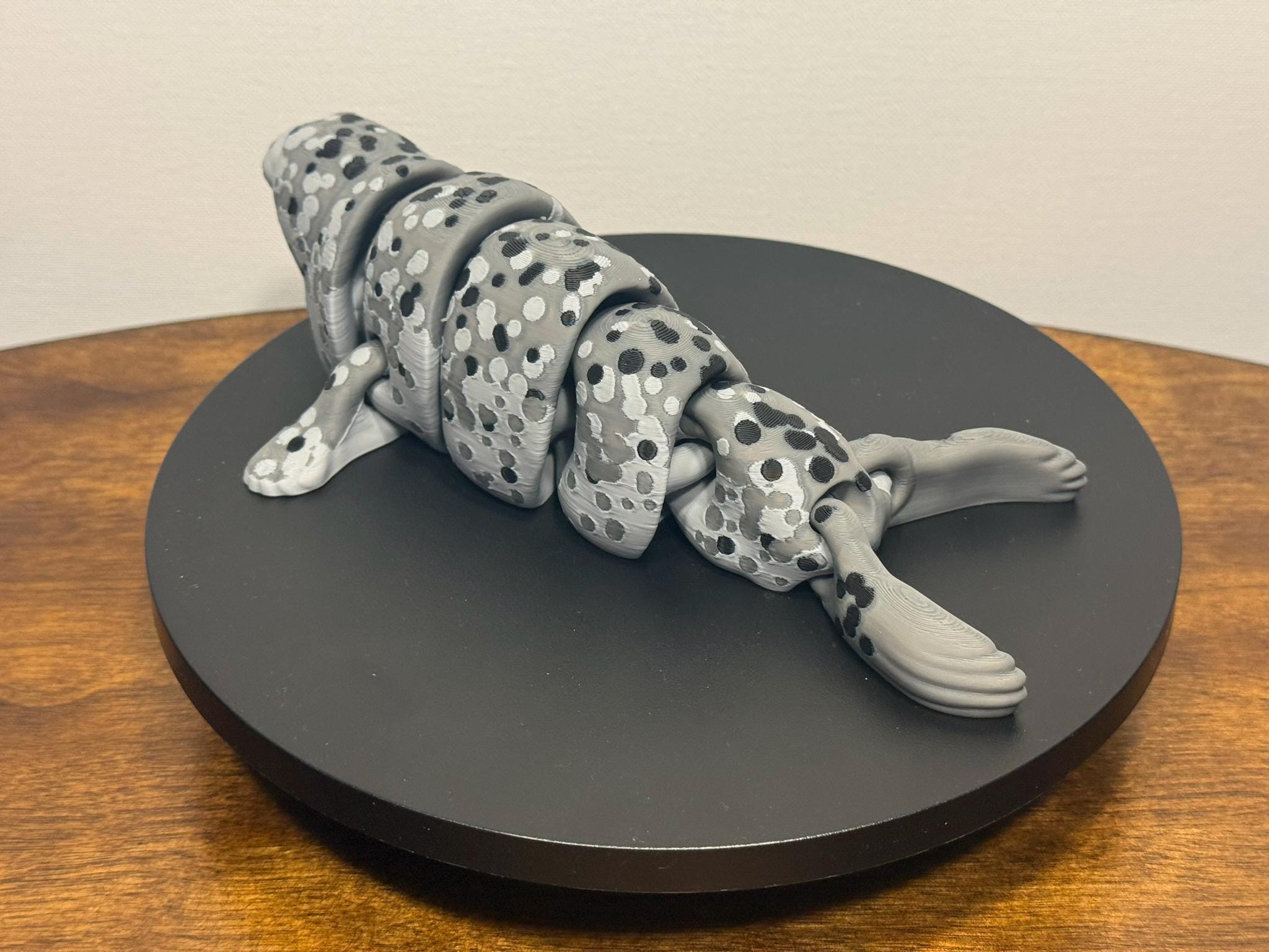 3D Printed Articulated Seal, Multicolor PLA, Eco-Friendly Decor, Collectible Animal Figurine by Pencil Short Designs LLC
