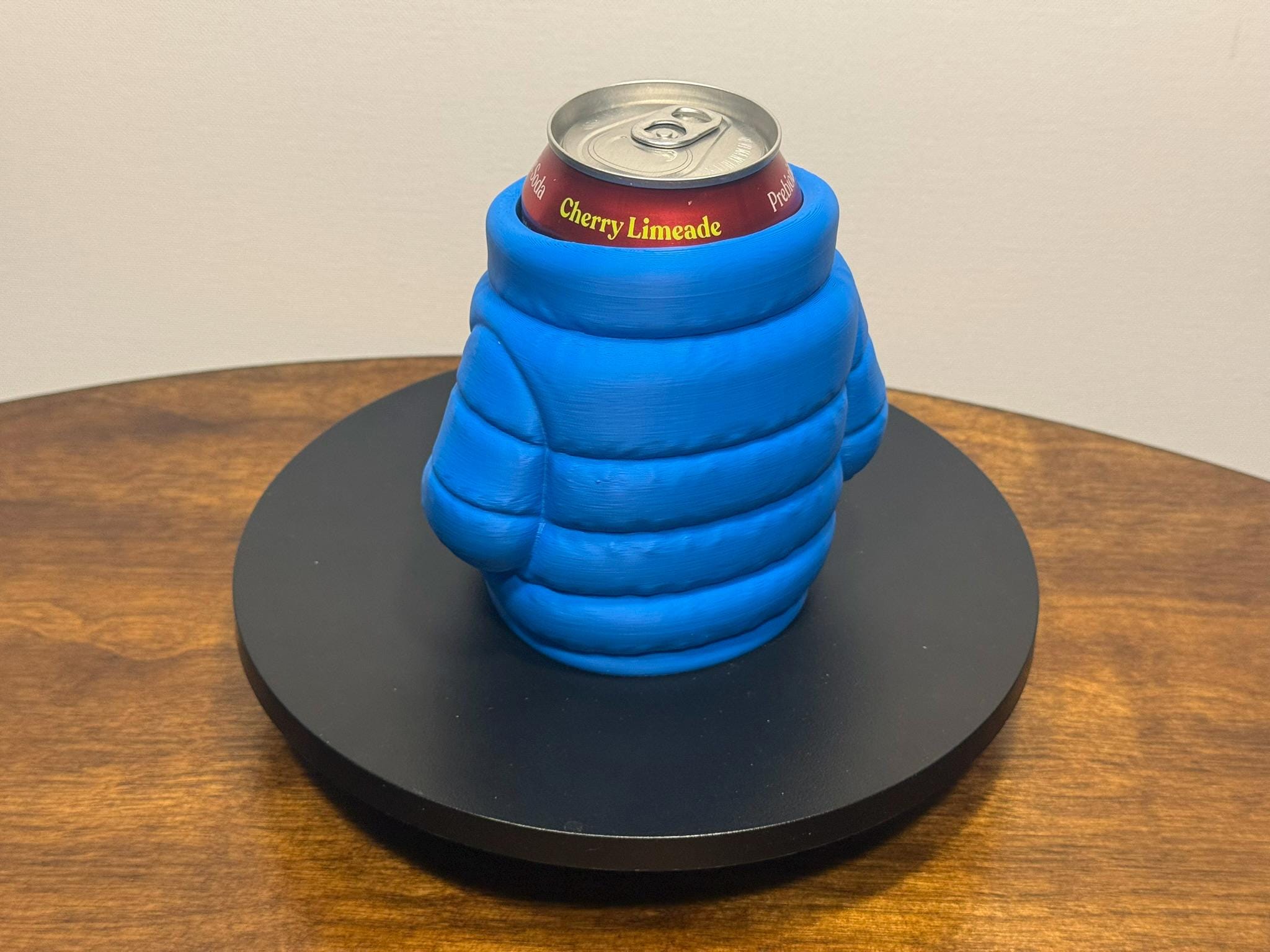 3D Printed Puffer Jacket Koozie, Funny Drink Holder by Pencil Short Designs LLC