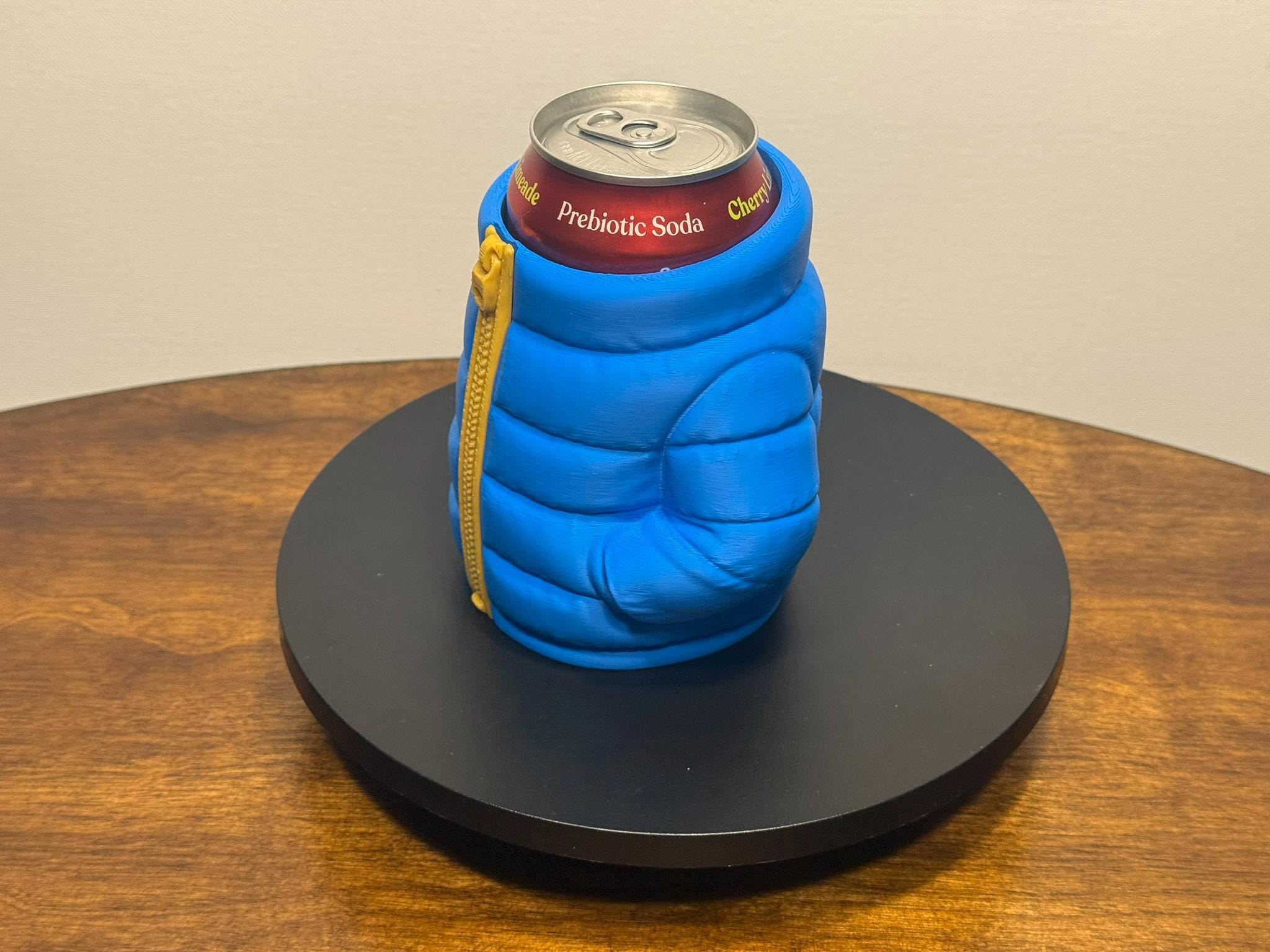 3D Printed Puffer Jacket Koozie, Funny Drink Holder by Pencil Short Designs LLC